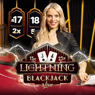 Lightning Blackjack live game tile
