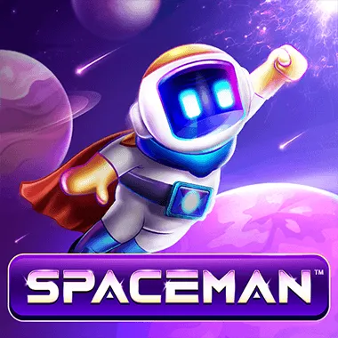Spaceman crash game tile